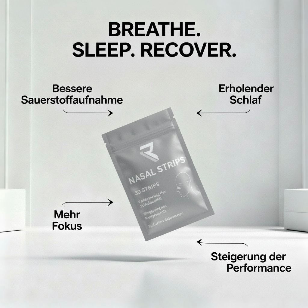 Performance Nasenstreifen transparent - Sport Edition - Kaum sichtbar. Top Performance. Schweißresistent.